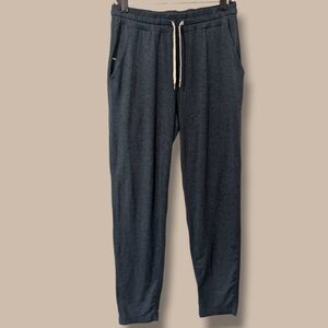 Vuori Men's Navy Heather Blue DreamKnit Straight Leg Ponto Performance Pants SM